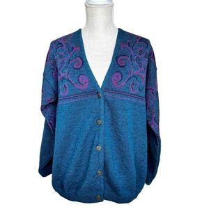 Vintage 80’s Pendleton 100% Virgin Wool Sweater Made in USA Size Medium